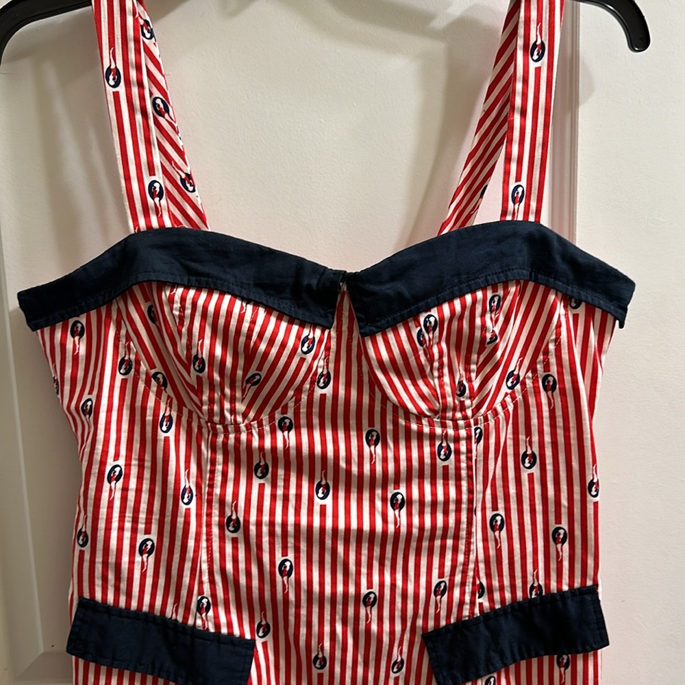 Marilyn Monroe Red White & Blue Pinup Dress